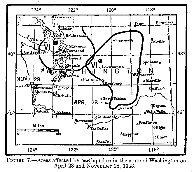  1943 Isoseismal Map