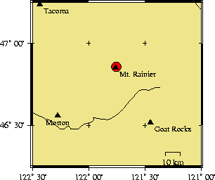 Intermediate scale map of the epicenter