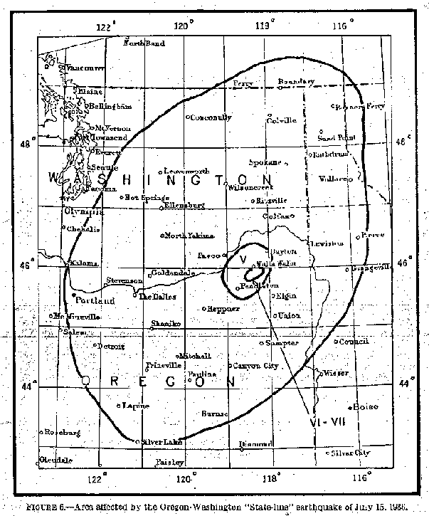  1936 Isoseismal Map