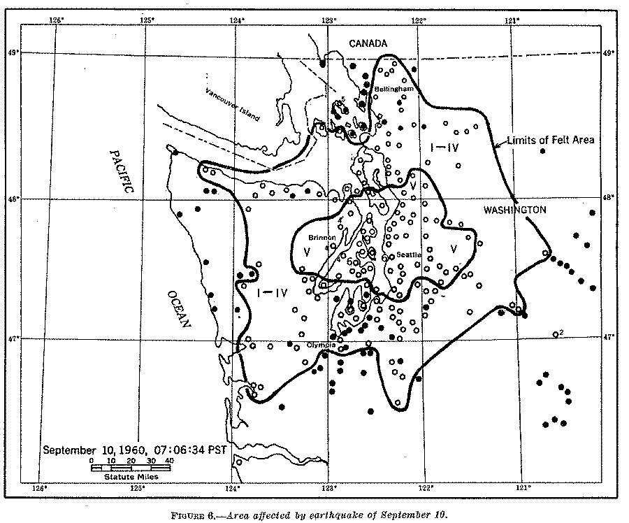  1960 Isoseismal Map