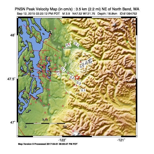 ShakeMap | Pacific Northwest Seismic Network