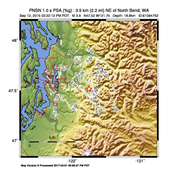 ShakeMap | Pacific Northwest Seismic Network