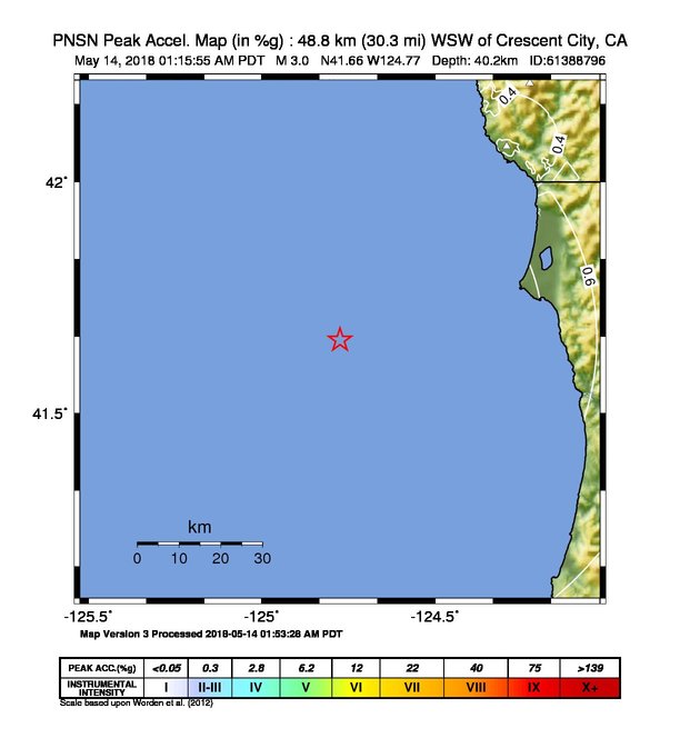 ShakeMap | Pacific Northwest Seismic Network