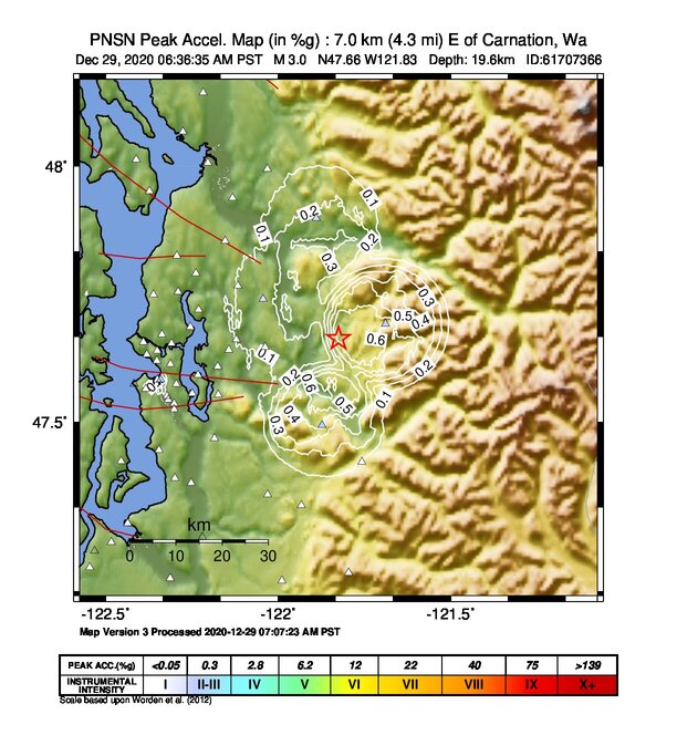 ShakeMap | Pacific Northwest Seismic Network